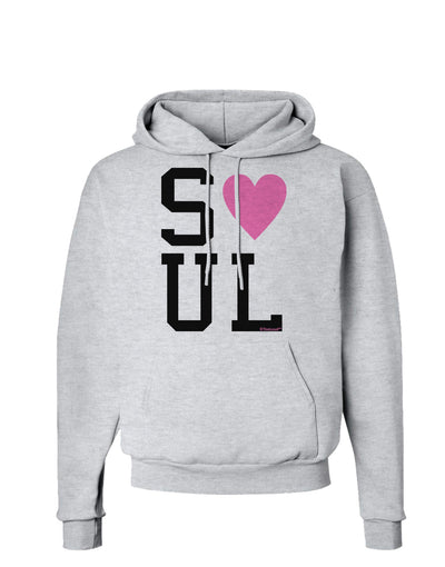 Matching Soulmate Design - Soul - Pink Hoodie Sweatshirt by TooLoud-Hoodie-TooLoud-AshGray-Small-Davson Sales