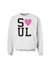 Matching Soulmate Design - Soul - Pink Sweatshirt by TooLoud-Sweatshirts-TooLoud-White-Small-Davson Sales