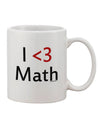 Math Lover's Delight 11 oz Coffee Mug - TooLoud-11 OZ Coffee Mug-TooLoud-White-Davson Sales