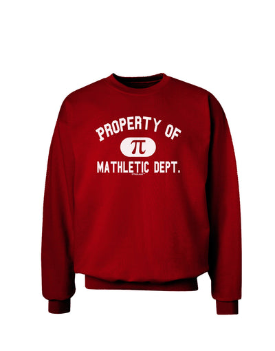 Mathletic Department Adult Dark Sweatshirt by TooLoud-Sweatshirts-TooLoud-Deep-Red-Small-Davson Sales