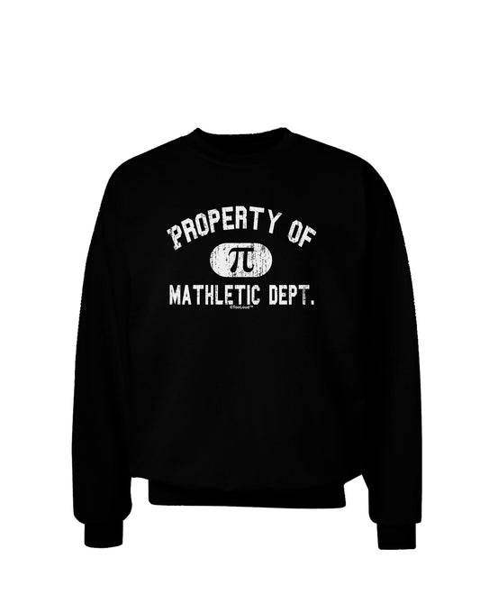 Mathletic Department Distressed Adult Dark Sweatshirt by TooLoud-Sweatshirts-TooLoud-Black-Small-Davson Sales