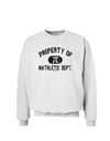 Mathletic Department Distressed Sweatshirt by TooLoud-Sweatshirts-TooLoud-White-Small-Davson Sales