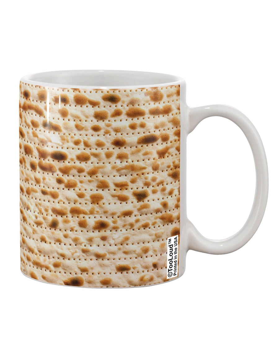 Matzo Printed 11 oz Coffee Mug - Expertly Crafted Drinkware TooLoud-11 OZ Coffee Mug-TooLoud-White-Davson Sales