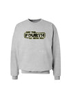 May The Fourth Be With You Sweatshirt-Sweatshirts-TooLoud-AshGray-Small-Davson Sales