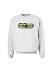 May The Fourth Be With You Sweatshirt-Sweatshirts-TooLoud-White-Small-Davson Sales