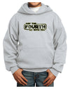 May The Fourth Be With You Youth Hoodie Pullover Sweatshirt-Youth Hoodie-TooLoud-Ash-XS-Davson Sales