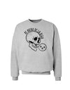 Me Muero De La Risa Skull Sweatshirt-Sweatshirts-TooLoud-AshGray-Small-Davson Sales