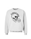 Me Muero De La Risa Skull Sweatshirt-Sweatshirts-TooLoud-White-Small-Davson Sales