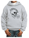 Me Muero De La Risa Skull Youth Hoodie Pullover Sweatshirt-Youth Hoodie-TooLoud-Ash-XS-Davson Sales