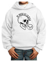 Me Muero De La Risa Skull Youth Hoodie Pullover Sweatshirt-Youth Hoodie-TooLoud-White-XS-Davson Sales