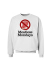 Meatless Mondays Sweatshirt by TooLoud-Sweatshirts-TooLoud-White-Small-Davson Sales