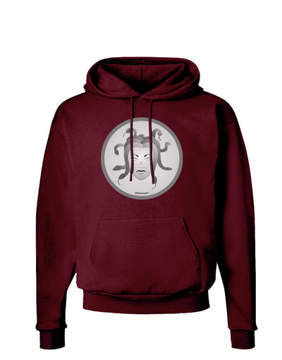 Medusa Head Coin - Greek Mythology Dark Hoodie Sweatshirt by TooLoud-Hoodie-TooLoud-Maroon-Small-Davson Sales