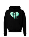 Meh Candy Heart Green - Valentines Day Dark Hoodie Sweatshirt by TooLoud-Hoodie-TooLoud-Black-Small-Davson Sales