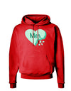 Meh Candy Heart Green - Valentines Day Dark Hoodie Sweatshirt by TooLoud-Hoodie-TooLoud-Red-Small-Davson Sales