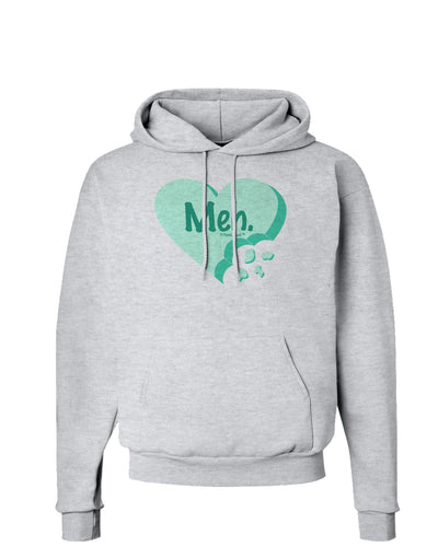 Meh Candy Heart Green - Valentines Day Hoodie Sweatshirt by TooLoud-Hoodie-TooLoud-AshGray-Small-Davson Sales