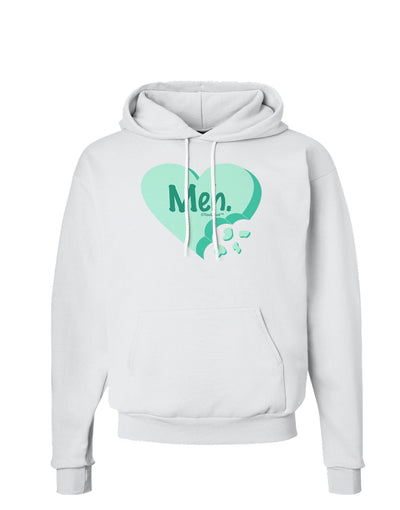 Meh Candy Heart Green - Valentines Day Hoodie Sweatshirt by TooLoud-Hoodie-TooLoud-White-Small-Davson Sales