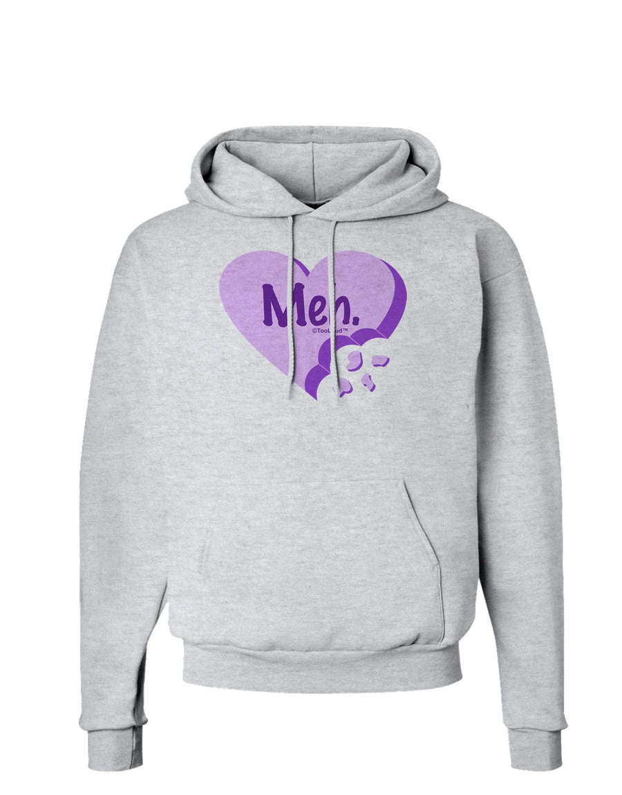 Meh Candy Heart Purple - Valentines Day Hoodie Sweatshirt by TooLoud-Hoodie-TooLoud-White-Small-Davson Sales