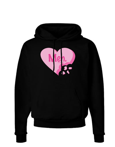 Meh Candy Heart - Valentines Day Dark Hoodie Sweatshirt by TooLoud-Hoodie-TooLoud-Black-Small-Davson Sales