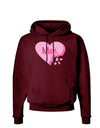 Meh Candy Heart - Valentines Day Dark Hoodie Sweatshirt by TooLoud-Hoodie-TooLoud-Maroon-Small-Davson Sales