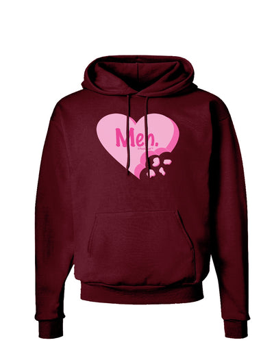 Meh Candy Heart - Valentines Day Dark Hoodie Sweatshirt by TooLoud-Hoodie-TooLoud-Maroon-Small-Davson Sales