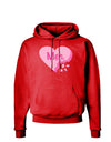 Meh Candy Heart - Valentines Day Dark Hoodie Sweatshirt by TooLoud-Hoodie-TooLoud-Red-Small-Davson Sales