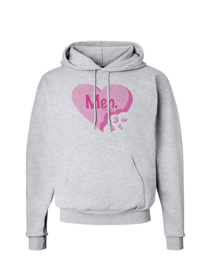 Meh Candy Heart - Valentines Day Hoodie Sweatshirt by TooLoud-Hoodie-TooLoud-AshGray-Small-Davson Sales