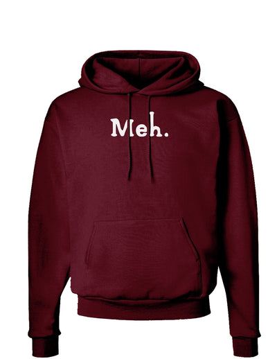 Meh Dark Hoodie Sweatshirt-Hoodie-TooLoud-Maroon-Small-Davson Sales