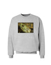 Menacing Turtle Sweatshirt-Sweatshirts-TooLoud-AshGray-Small-Davson Sales