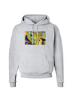 Menacing Turtle Watercolor Hoodie Sweatshirt-Hoodie-TooLoud-AshGray-Small-Davson Sales