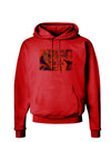 Menacing Turtle Watercolor Hoodie Sweatshirt-Hoodie-TooLoud-Red-Small-Davson Sales