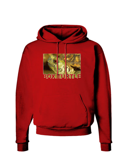 Menacing Turtle with Text Dark Hoodie Sweatshirt-Hoodie-TooLoud-Red-Small-Davson Sales