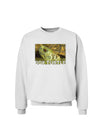 Menacing Turtle with Text Sweatshirt-Sweatshirts-TooLoud-White-Small-Davson Sales