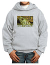 Menacing Turtle with Text Youth Hoodie Pullover Sweatshirt-Youth Hoodie-TooLoud-Ash-XS-Davson Sales