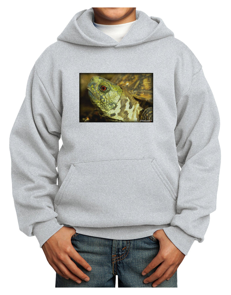 Menacing Turtle Youth Hoodie Pullover Sweatshirt-Youth Hoodie-TooLoud-White-XS-Davson Sales