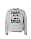 Meowy Christmas Cat Knit Look Sweatshirt by-Sweatshirts-TooLoud-AshGray-Small-Davson Sales