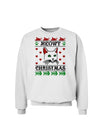 Meowy Christmas Cat Knit Look Sweatshirt by-Sweatshirts-TooLoud-White-Small-Davson Sales