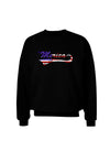 Merica Established 1776 - American Flag Style Adult Dark Sweatshirt by TooLoud-Sweatshirts-TooLoud-Black-Small-Davson Sales