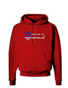 Merica Established 1776 - American Flag Style Dark Hoodie Sweatshirt by TooLoud-Hoodie-TooLoud-Red-Small-Davson Sales