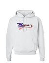 Merica Established 1776 - American Flag Style Hoodie Sweatshirt by TooLoud-Hoodie-TooLoud-White-Small-Davson Sales