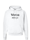 Merica Text Hoodie Sweatshirt-Hoodie-TooLoud-White-Small-Davson Sales