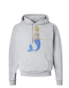 Mermaid Design - Blue Hoodie Sweatshirt-Hoodie-TooLoud-AshGray-Small-Davson Sales