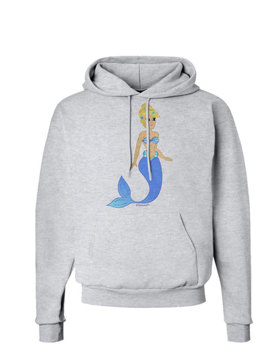 Mermaid Design - Blue Hoodie Sweatshirt-Hoodie-TooLoud-AshGray-Small-Davson Sales