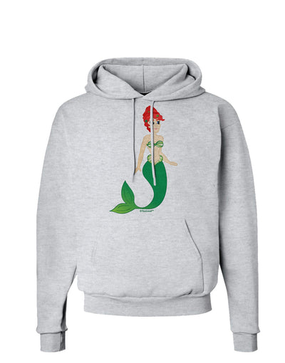 Mermaid Design - Green Hoodie Sweatshirt-Hoodie-TooLoud-AshGray-Small-Davson Sales