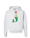 Mermaid Design - Green Hoodie Sweatshirt-Hoodie-TooLoud-White-Small-Davson Sales