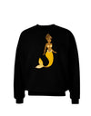 Mermaid Design - Yellow Adult Dark Sweatshirt-Sweatshirts-TooLoud-Black-Small-Davson Sales