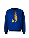 Mermaid Design - Yellow Adult Dark Sweatshirt-Sweatshirts-TooLoud-Deep-Royal-Blue-Small-Davson Sales