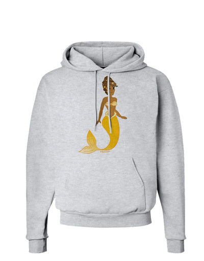 Mermaid Design - Yellow Hoodie Sweatshirt-Hoodie-TooLoud-AshGray-Small-Davson Sales