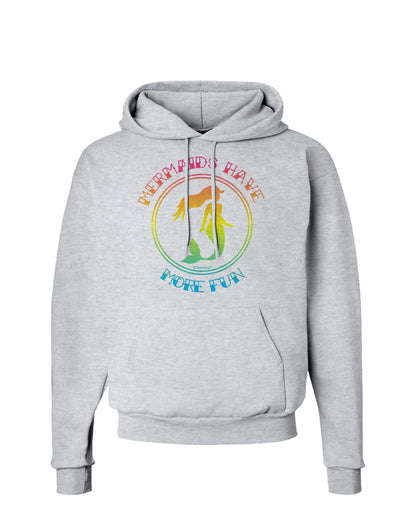 Mermaids Have More Fun - Beachy Colors Hoodie Sweatshirt-Hoodie-TooLoud-AshGray-Small-Davson Sales