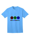 Merry Christmas: Adorable Christmas Ornaments Adult T-Shirt Collection-Mens T-shirts-TooLoud-Aquatic-Blue-Small-Davson Sales