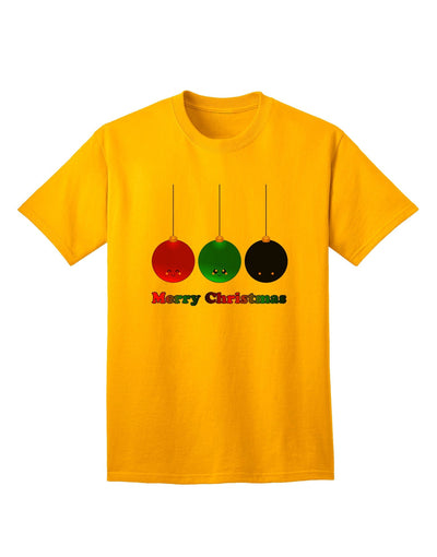 Merry Christmas: Adorable Christmas Ornaments Adult T-Shirt Collection-Mens T-shirts-TooLoud-Gold-Small-Davson Sales